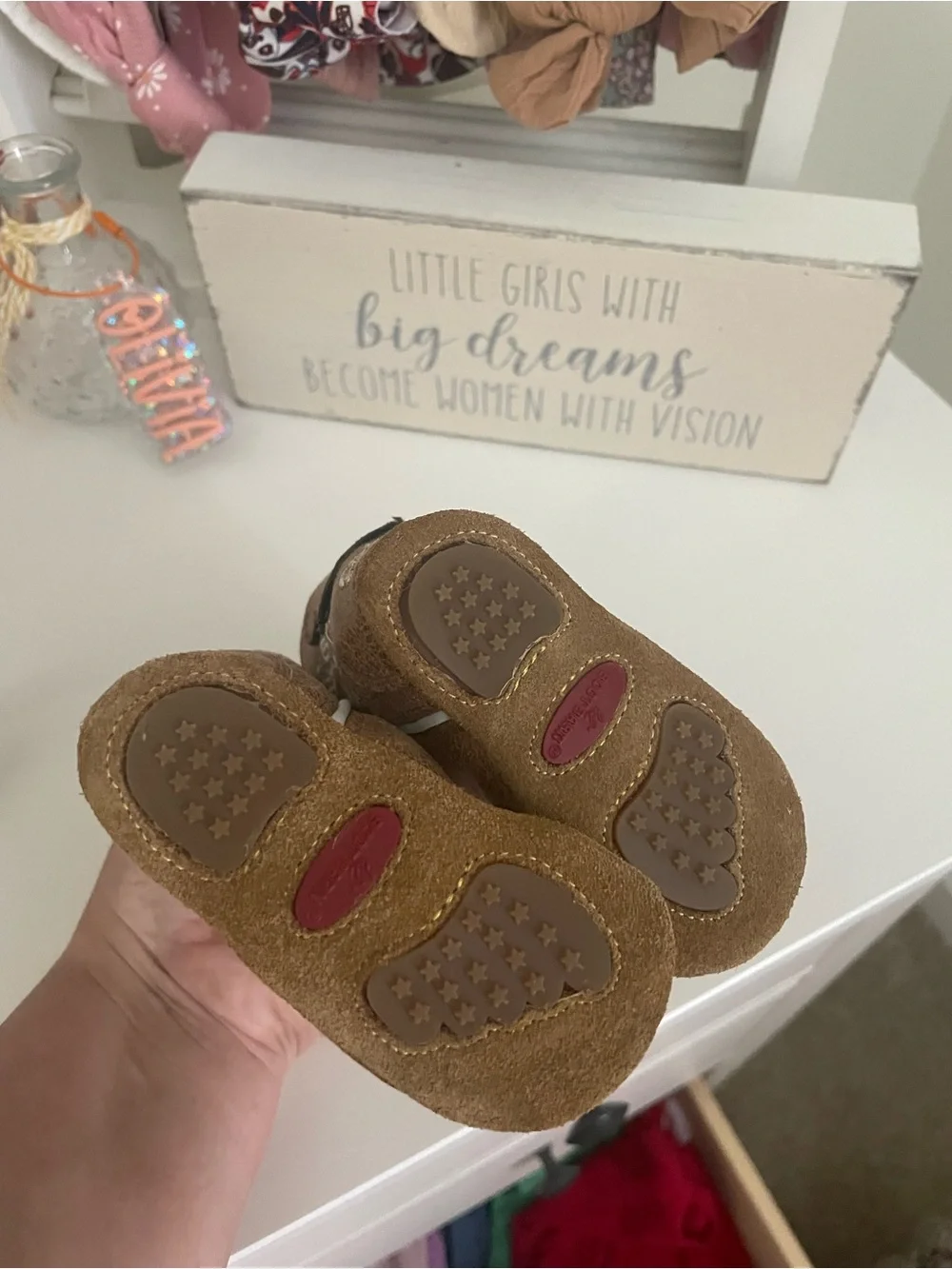 Toddler Brown Embroidered Western Boots